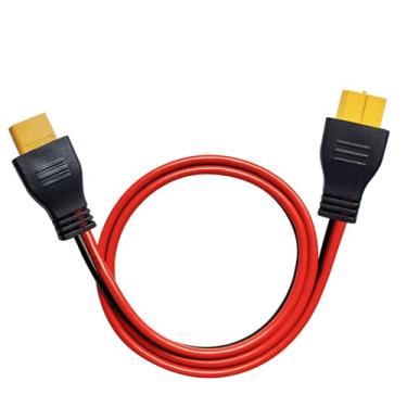 Imagem de Faoyliye Cabo XT60, adaptador conector fêmea para macho XT60, cabo de extensão XT60 10AWG, para drone, estação de energia solar, portátil, painel solar, etc