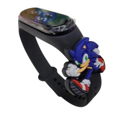 Imagem de Relógio Digital Infantil Touch Resistente à Água Sonic Preto - SMACTUD