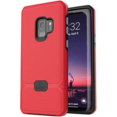 Imagem de Jaagd Capa combo fina de camada dupla para Samsung Galaxy S9 Plus, vermelha (JAAC0015)