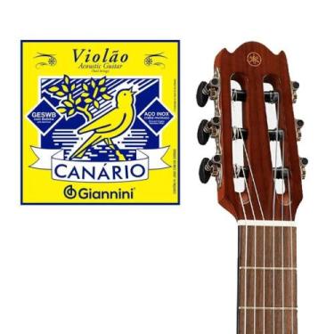 Imagem de Encordoamento Violão Aço Giannini Canário GESWB