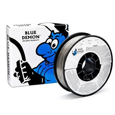 Imagem de Blue Demon E71TGS X 114 cm x 4,5 kg MIG/GMAW Fio de soldagem de aço carbono núcleo de fluxo sem gás, todas as posições, fácil remoção de escória, formulado para fornecer soldas de qualidade sem porosidade, raio-X