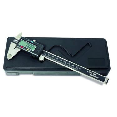 Imagem de Paquímetro Universal Digital Aço Inox 200mm + Estojo Zaas