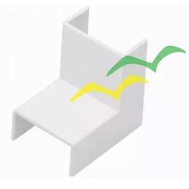 Imagem de Acabamento para Canaleta Cotovelo Interno 50X20 Branco - ILUMI 62021