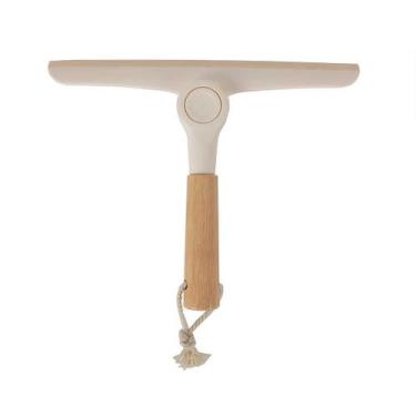 Imagem de Rodo de Pia (Dobrável) com Cabo Longo de Bambu - Off White Oikos