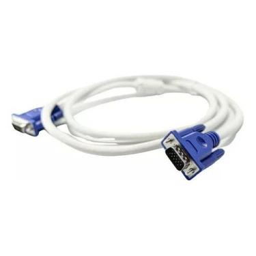 Imagem de Cabo para monitor vga macho lcd pc câmeras 3 metros hayom - kit c/10 u