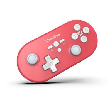 Imagem de ShanWan Wireless Game Controller, Compatible with PC/iOS/Android/Switch/PS, Xbox Game Pass, Steam Link, GeForce NOW, Bluetooth Game Controller with Gyroscope Motion Control, Motor Vibration Feedback,