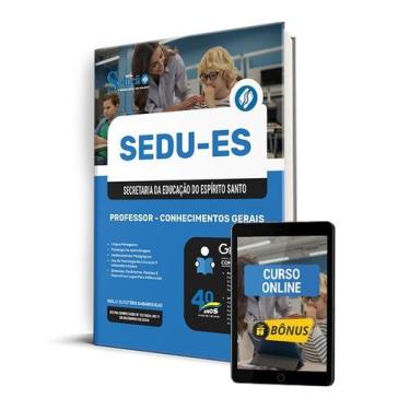 Imagem de Apostila SEDU-ES 2024 - Professor - Conhecimentos Gerais
