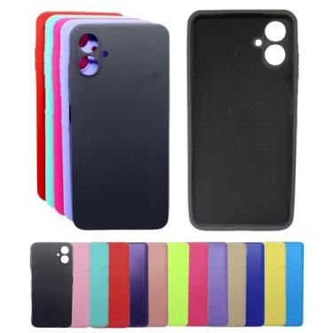 Imagem de Capa Aveludada Proteção Capinha Para Galaxy A06 Silicone - Mustangshop