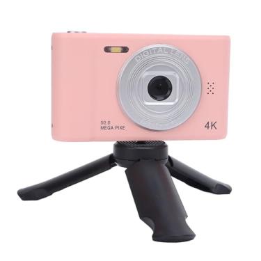Imagem de Câmera Digital 4K para Fotografia e Vídeo, Câmera Vlogging Anti-vibração de 50 MP, Microfone Embutido, Câmera Compacta de Tela de 2,4 Polegadas Com Zoom 8X, Câmera de Viagem (Sem