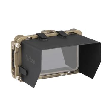 Imagem de Nitze Kit de Gaiola para Atomos Ninja/Ninja V/Ninja V+ / Ninja Ultra/Zato Connect/Shinobi Monitor, com Braçadeira para Cabo HDMI e Capota em Couro PU - JT-A05B