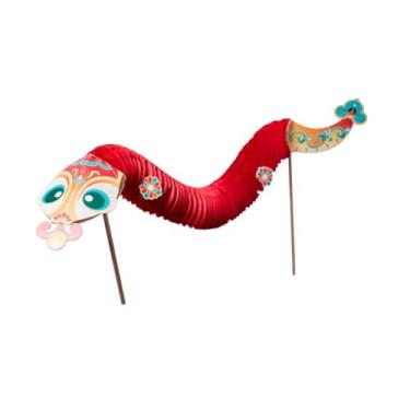 Imagem de Esquirla 4x Chinesa DIY Kits de Material Feitos À Mão Brinquedos Educativos Infantis Acessórios Engraçados para Festas Suprimentos para Artesanato em, Vermelho