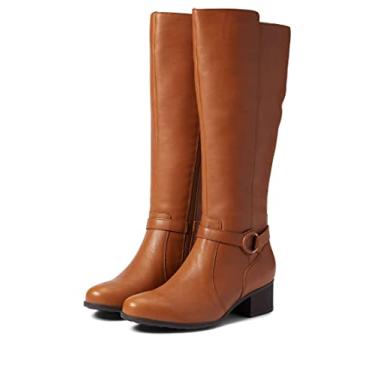 Imagem de Naturalizer Bota de cano alto feminina Davis, Tawny Wp, 7.5