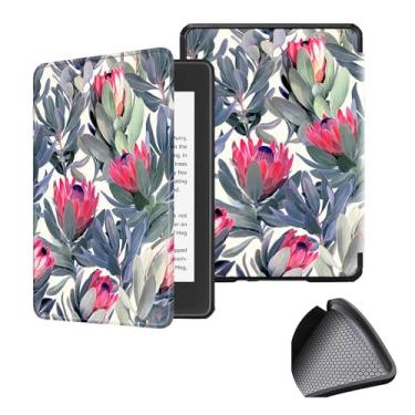 Imagem de GUKSRASO Capa para 7" Kindle Paperwhite 12th Generation 2024 & Kindle Colorsoft Signature Edition 2024, PU e TPU Soft Tampa Traseira Tampa de Casca Protetora com Despertar/sono Automático