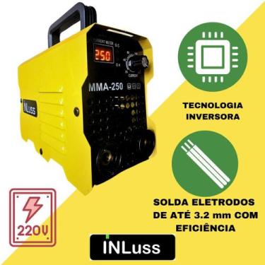Imagem de Máquina De Solda Inversora Portátil 250 Amperes 220v - INLUSS