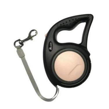 Imagem de Coleira Guia Retrátil 5 Metros Pets Cachorro Cães Resistente Com Trava