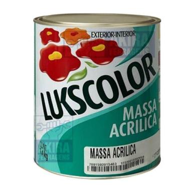 Imagem de Massa Corrida Acrilica Lukscolor 900ml Exterior Nivelar