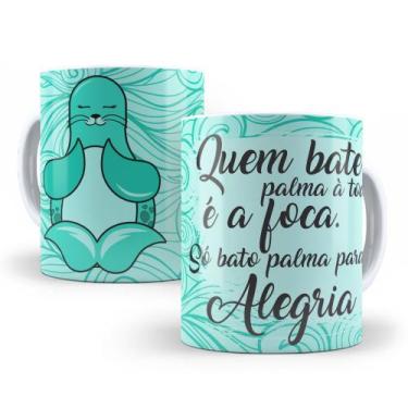 Imagem de Caneca de Cerâmica 325ml Foca Focada - Mecolour