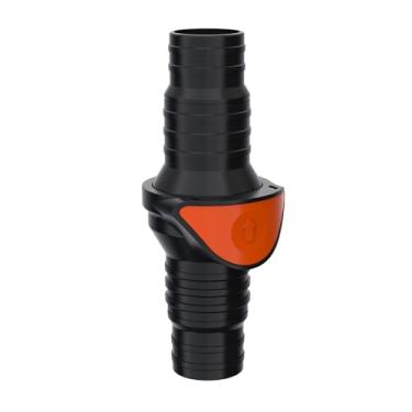 Imagem de SEAFLO Válvula de retenção sem retorno de desconexão rápida reta de 0,95 cm - 3/10.2 cm-2.5 cm - Design antirefluxo, (pacote com 1)