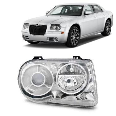 Imagem de Farol 300c 2004 a 2011 Eletrico Hid C/xênon - TYC, Direito