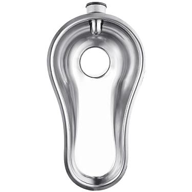 Imagem de CUTPOIY Squat Toilet 304 Aço Inoxidável Agachamento Vaso Sanitário Agachamento Tanque de Água Conjunto de Tanque de Água Banheiro Público Desodorante Vaso Sanitário Agachamento (B Tanque de Água