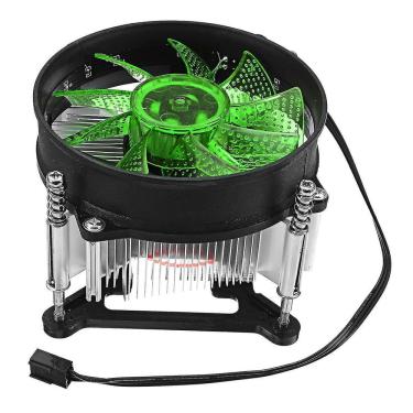 Imagem de Peças de refrigeração do sistema de computador 90*90*25mm 4pin 12v led cpu cooler ventilador de refrigeração para intel 1150 1155 1156 1151