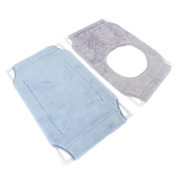 Imagem de Cama de Rede de Janela, 2 Camadas de Gato Poleiro Confortável Fácil Instalar 360 Graus de Vista Completa Com 6pcs de Sucção para Gatos Internos (Dupla camada cinza+rosa) (Dupla camada cinza+azul)