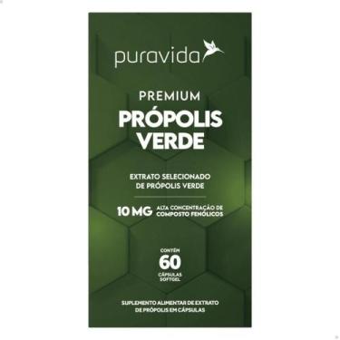 Imagem de Própolis Premium 60 Capsulas  Pura Vida, Natural