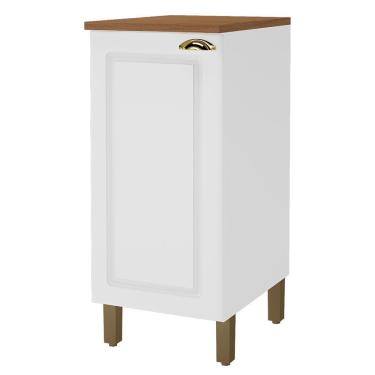 Imagem de Balcão de Cozinha Firenze 40cm 1 Porta com Tampo MDF - Indékes