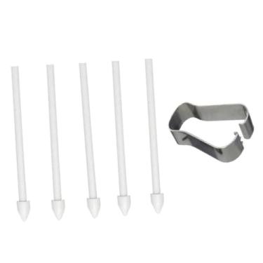 Imagem de Ponta de substituição para Caneta S Pen Alta precisão Compativel com Samsung Galaxy Note 10 Note 20 Tab S6 lite S7 S8 S9 S7FE S9FE S22 Ultra S23U S24U Kit Com 5 Pontas Com Extrator Cor Branca DAFALUI