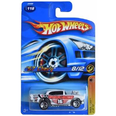 Imagem de Matchbox Hot Wheels '57 Chevy, Track Aces 8/12 [White] 118