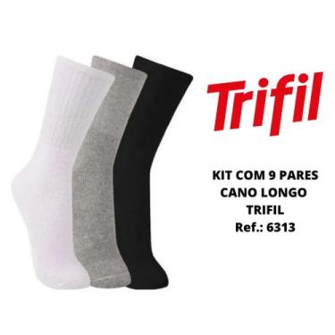 Imagem de Kit c/ 3 pares Trifil cano longo Ref.: 6313, Mista, 999, 39-43
