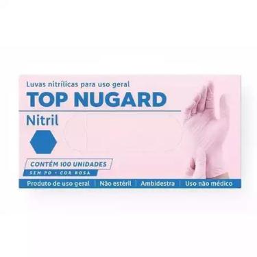 Imagem de Luva Nitrílica Rosa Descartável Nugard P Caixa Com 100 und - Top Nugar