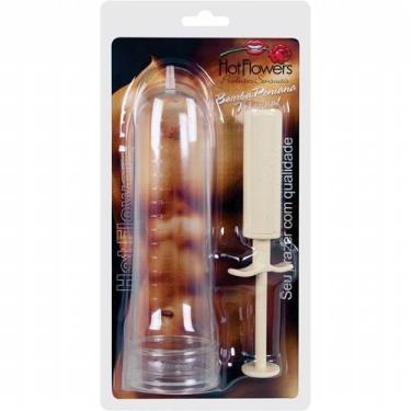 Imagem de Bomba peniana manual - hot flowers - Hot Flowers 