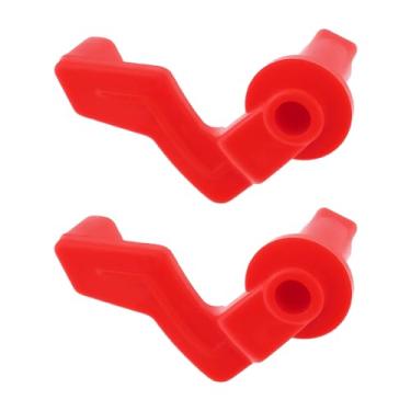 Imagem de YINETTECH 2 peças de blower Choke Switch Handle Blade Choke Rod 576594801 compatível com Redmax EBZ7500 EBZ8500 Vermelho