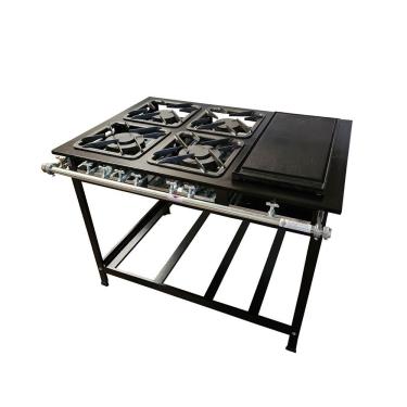 Imagem de Fogão 4 Bocas Com Chapa Baixa Pressão Linha Gold Cefaz Cfzg-143