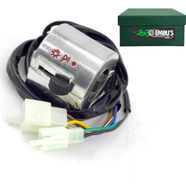 Imagem de Interruptor de Partida Direito - Shineray XY-50 - 6 Fios - Embus