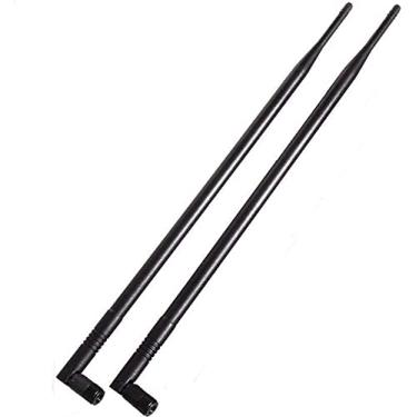Imagem de TREADALT-TEC Antena Macho 8Dbi De Alto Ganho, Longo Alcance, Banda Dupla, Wi-Fi 2,4 Ghz, 5 5,8 Ghz Mimo Rp-Sma Para Roteador Pci, Rede Sem Fio, Placa Bluetooth, Adaptador Usb, Câmera Ip Segurança, M