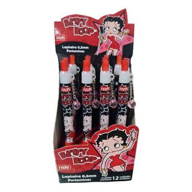 Imagem de Lapiseira 12 Unidades Betty Boop - Napolestore, Preto