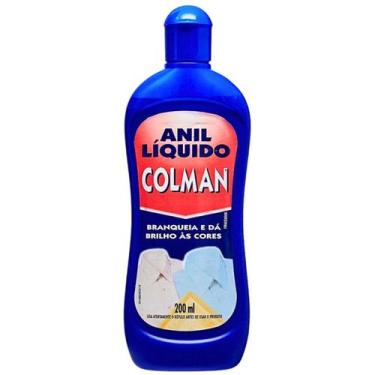 Imagem de ANIL LIQUIDO COLMAN 200ml BRANQUEIA E DÁ BRILHO AS CORES - Reckitt Ben