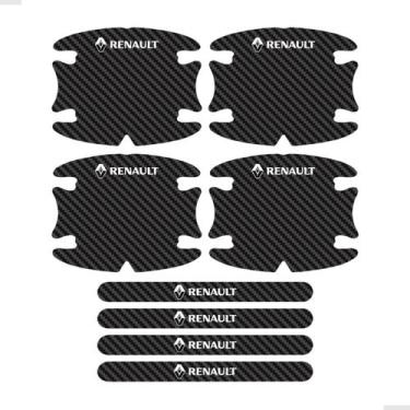 Imagem de Jogo Adesivos Protetor de Maçaneta Decorativo Carbono - SPORTINOX, REN