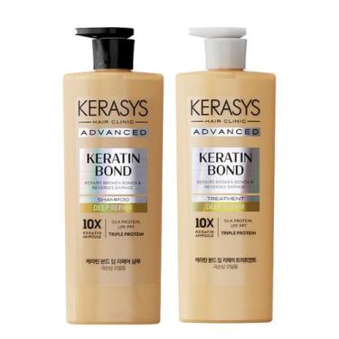 Imagem de Kerasys Kit Keratin Bond Deep Repair (Shampoo 600ml +Tratamento 600ml)