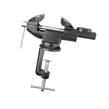 Imagem de Baoblaze Morsa de mesa com grampo Morsa de mesa para ferramentas com grampo de para corte de conduítes Marcenaria, Preto, Boca de Grampo 8cm