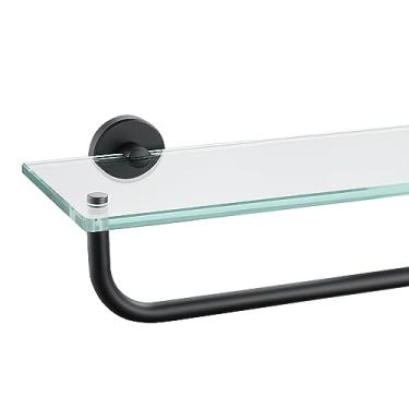 Imagem de JQK Prateleira de vidro para banheiro, TGS100L20-PB