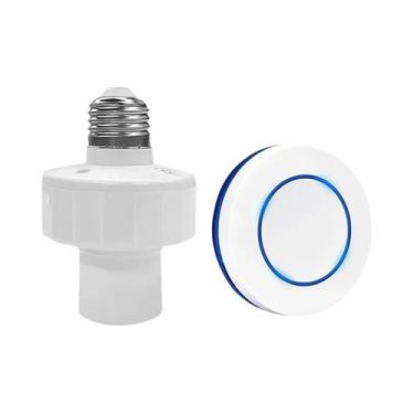 Imagem de Interruptor De Luz De Controle Remoto Sem Fio 433MHz Mini Botão Redond