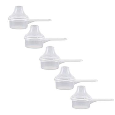 Imagem de Colher de medição de plástico com funil, The Scoopie (14,8 cc | 1 colher de sopa | 14,8 ml) colheres de medição para pós, café, alimentos para animais de estimação, proteínas, especiarias e outros