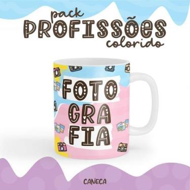 Imagem de Caneca Cerâmica Color Profissão Fotografia - Premium