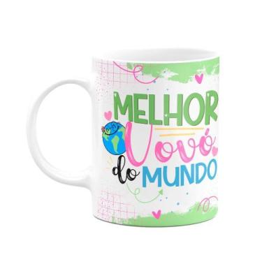 Imagem de Caneca de Avós - Melhor vovó do mundo - 325ml - JPS INFO