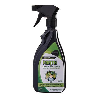 Imagem de Forth, Fungicida Cobre, Pronto Uso, Contra Oídios, Manchas Foliares, Pinta-Preta, Ferrugem, Doenças Fúngicas, 500ml