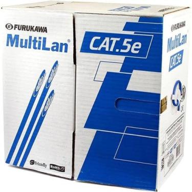 Imagem de Cabo multilan u/utp 24awgx4p cat.5e cmx az rohs (305m) - Furukawa