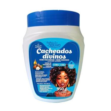 Imagem de Creme Para Pentear e Hidratante Cachos Divinos Folha Nativa